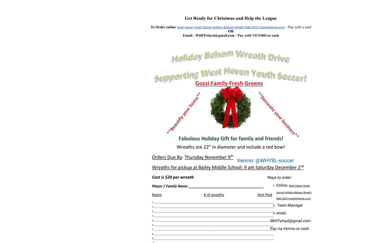 Please Support Our Fundraiser - Merry Christmas!
